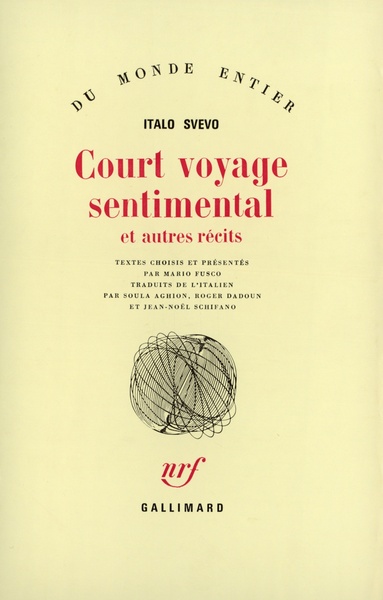 Court voyage sentimental et autres récits (9782070295531-front-cover)