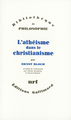 L'athéisme dans le christianisme, La religion de l'exode et du royaume (9782070281060-front-cover)