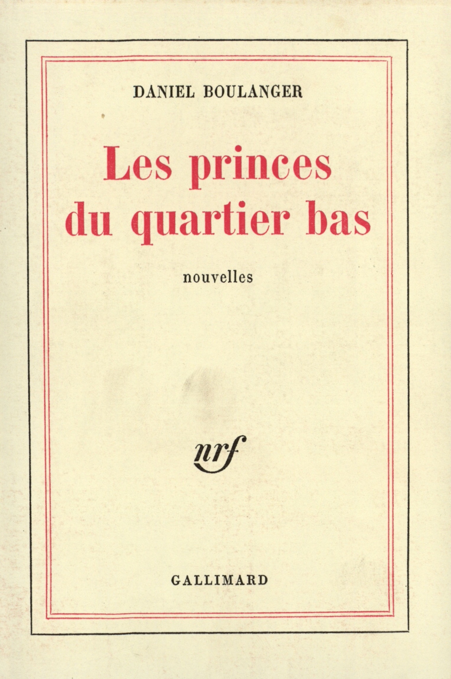 LES PRINCES DU QUARTIER BAS (9782070290734-front-cover)