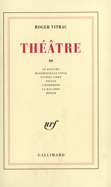 Théâtre (9782070265725-front-cover)