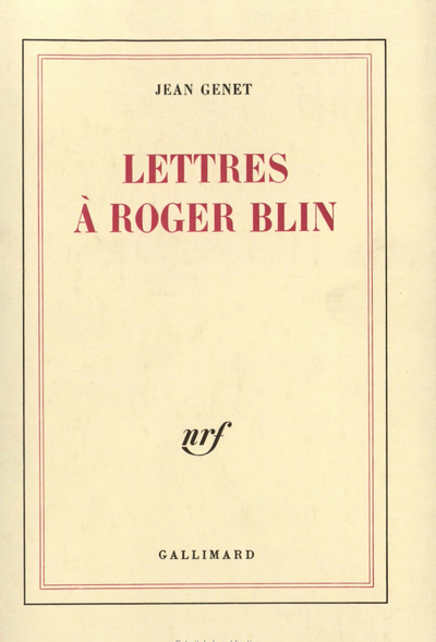 Lettres à Roger Blin (9782070227266-front-cover)