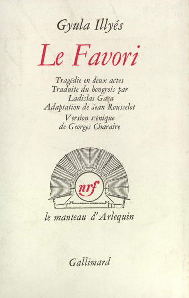 Le Favori, Tragédie en deux actes (9782070232987-front-cover)