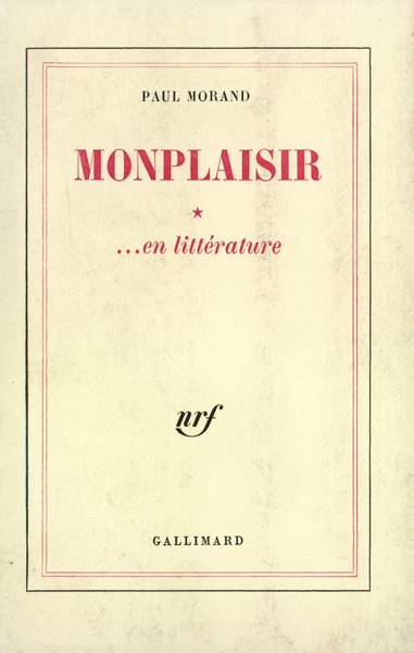 Monplaisir... en littérature (9782070246151-front-cover)