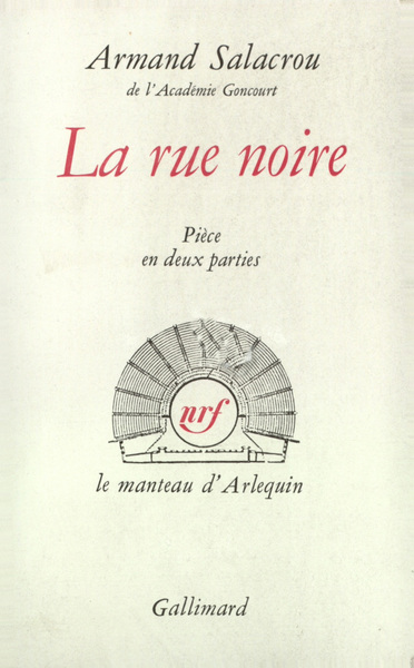La Rue noire, Pièce en deux parties (9782070257126-front-cover)