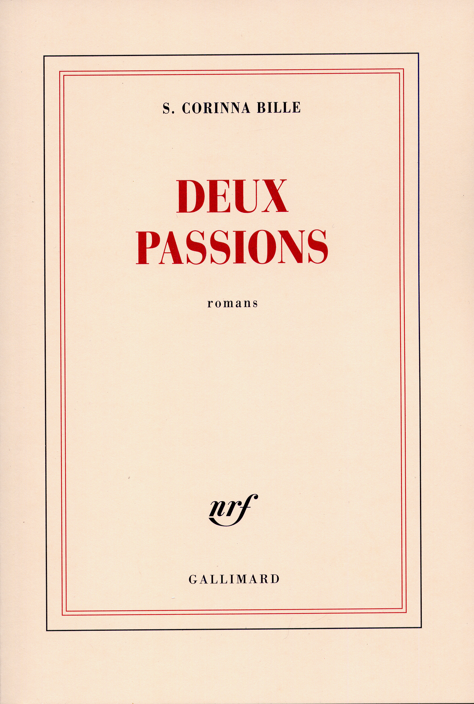 Deux passions (9782070286744-front-cover)