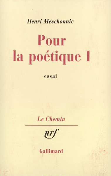 Pour la poétique (9782070272105-front-cover)