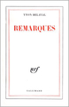 Remarques (9782070205677-front-cover)