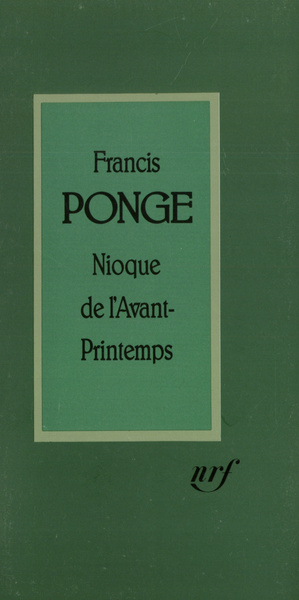 Nioque de l'Avant-Printemps (9782070239429-front-cover)