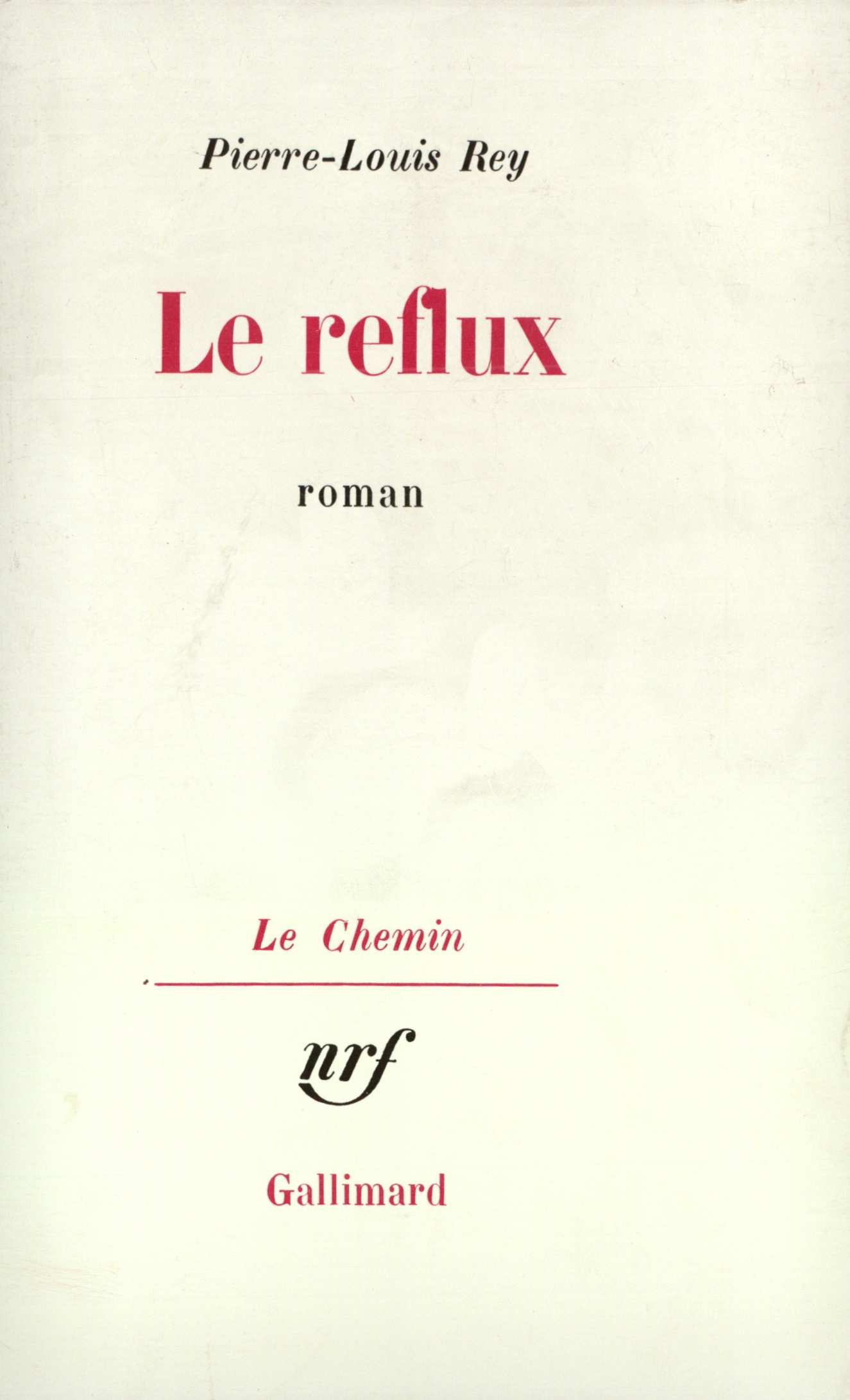 Le Reflux (9782070299775-front-cover)