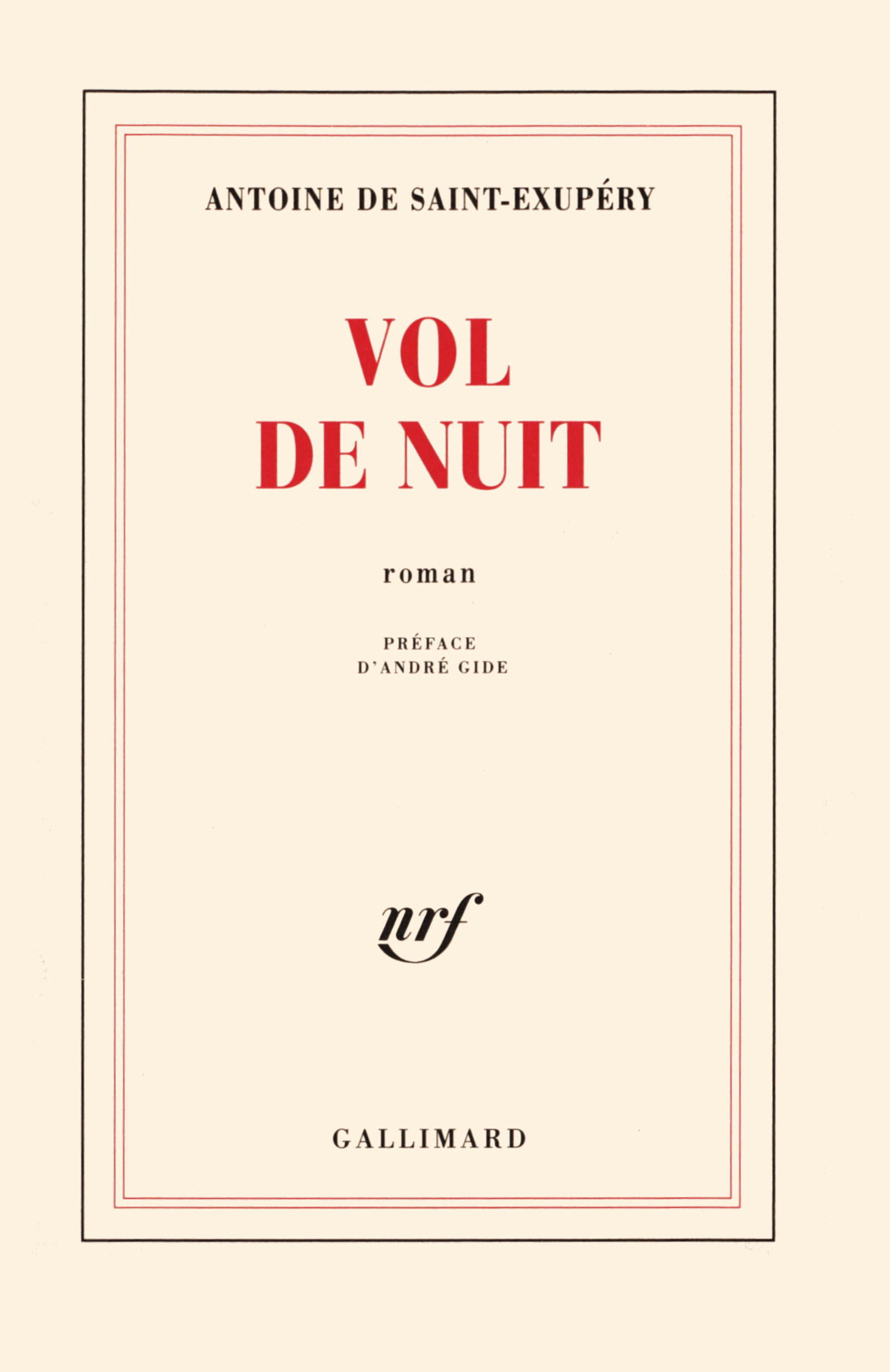 Vol de nuit (9782070256587-front-cover)