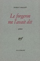 Le Forgeron me l'avait dit / Mots princiers (9782070212545-front-cover)