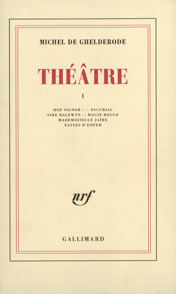 Théâtre (9782070227419-front-cover)