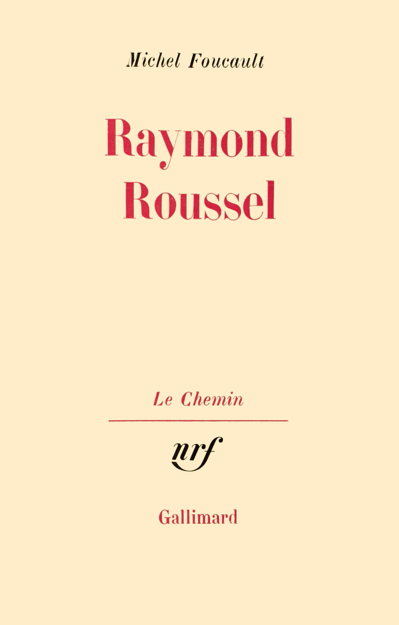 Raymond Roussel (9782070224838-front-cover)