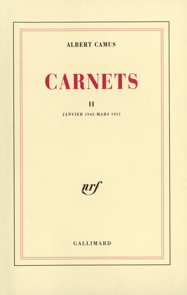 Carnets, Janvier 1942 - Mars 1951 (9782070212200-front-cover)