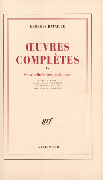 Œuvres complètes (9782070278060-front-cover)