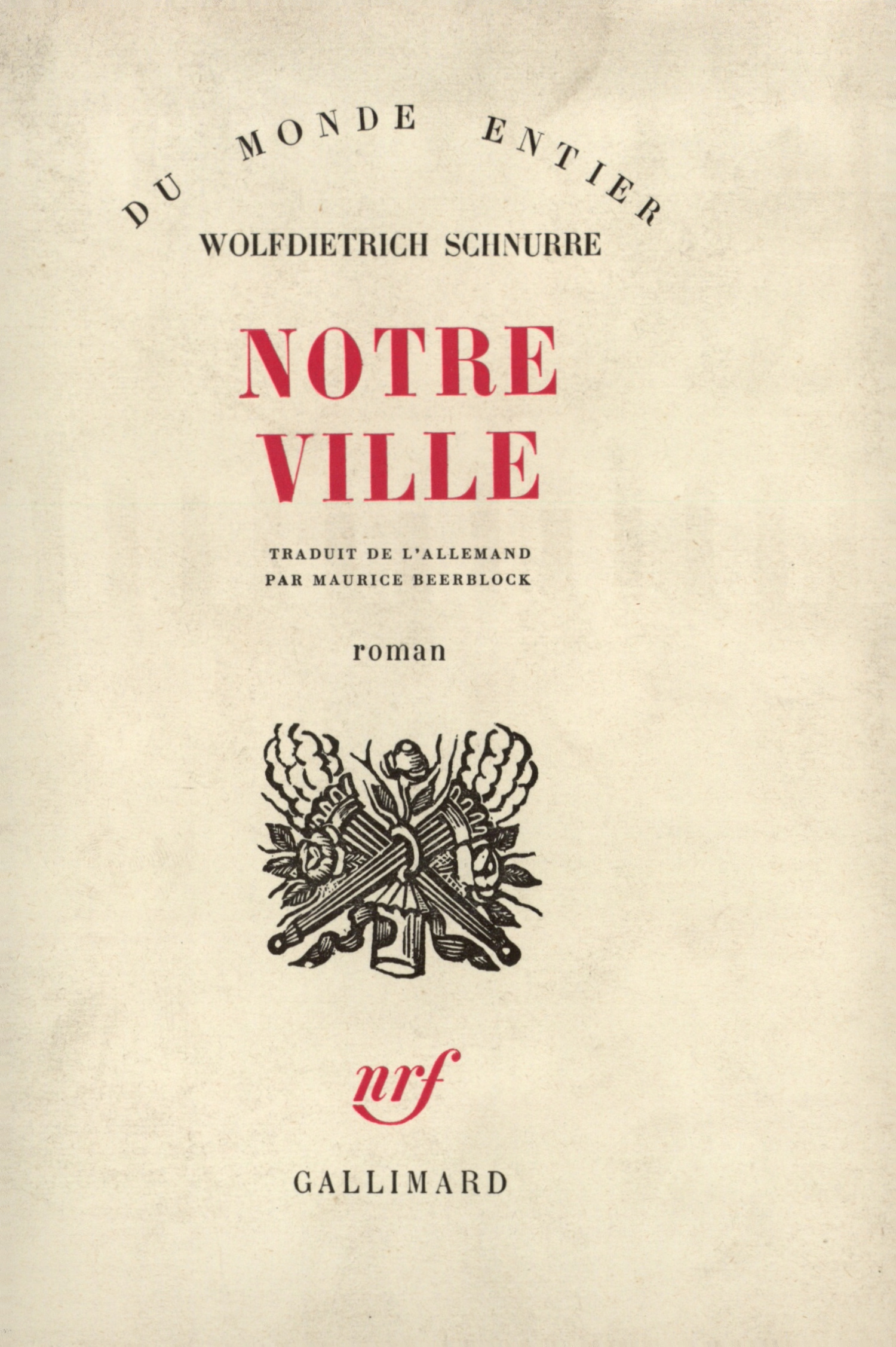 Notre ville (9782070258321-front-cover)