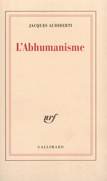 L'Abhumanisme (9782070203437-front-cover)