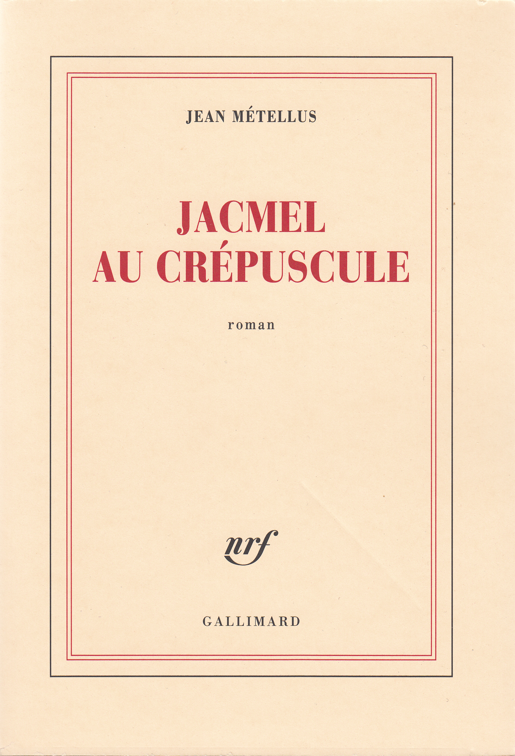 Jacmel au crépuscule (9782070259014-front-cover)