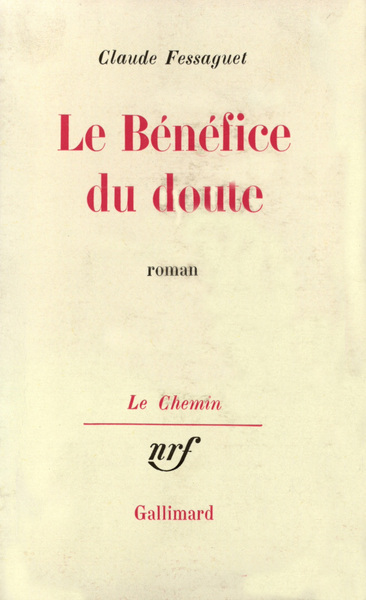 Le Bénéfice du doute (9782070223855-front-cover)