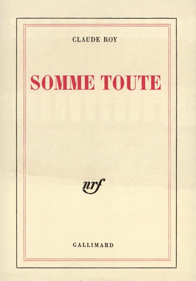 Somme toute (9782070293971-front-cover)