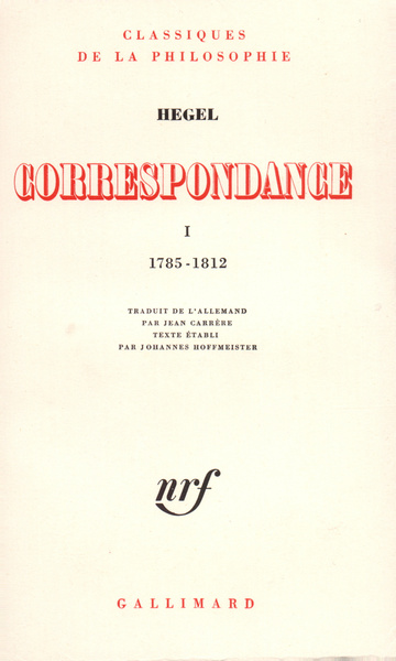 Correspondance, 1785-1812 (9782070231362-front-cover)