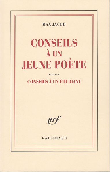 Conseils à un jeune poète / Conseils à un étudiant (9782070233441-front-cover)