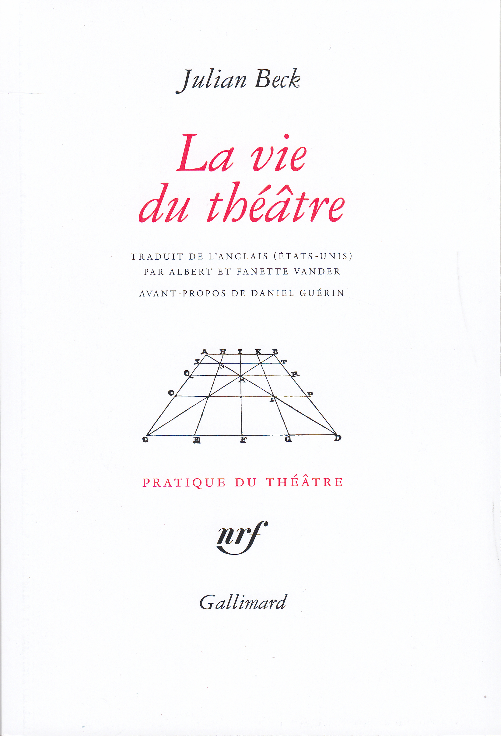 La vie du théâtre (9782070299430-front-cover)