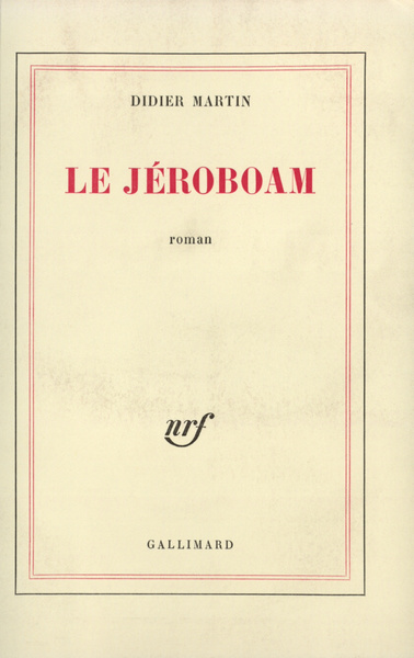 Le Jéroboam (9782070271924-front-cover)