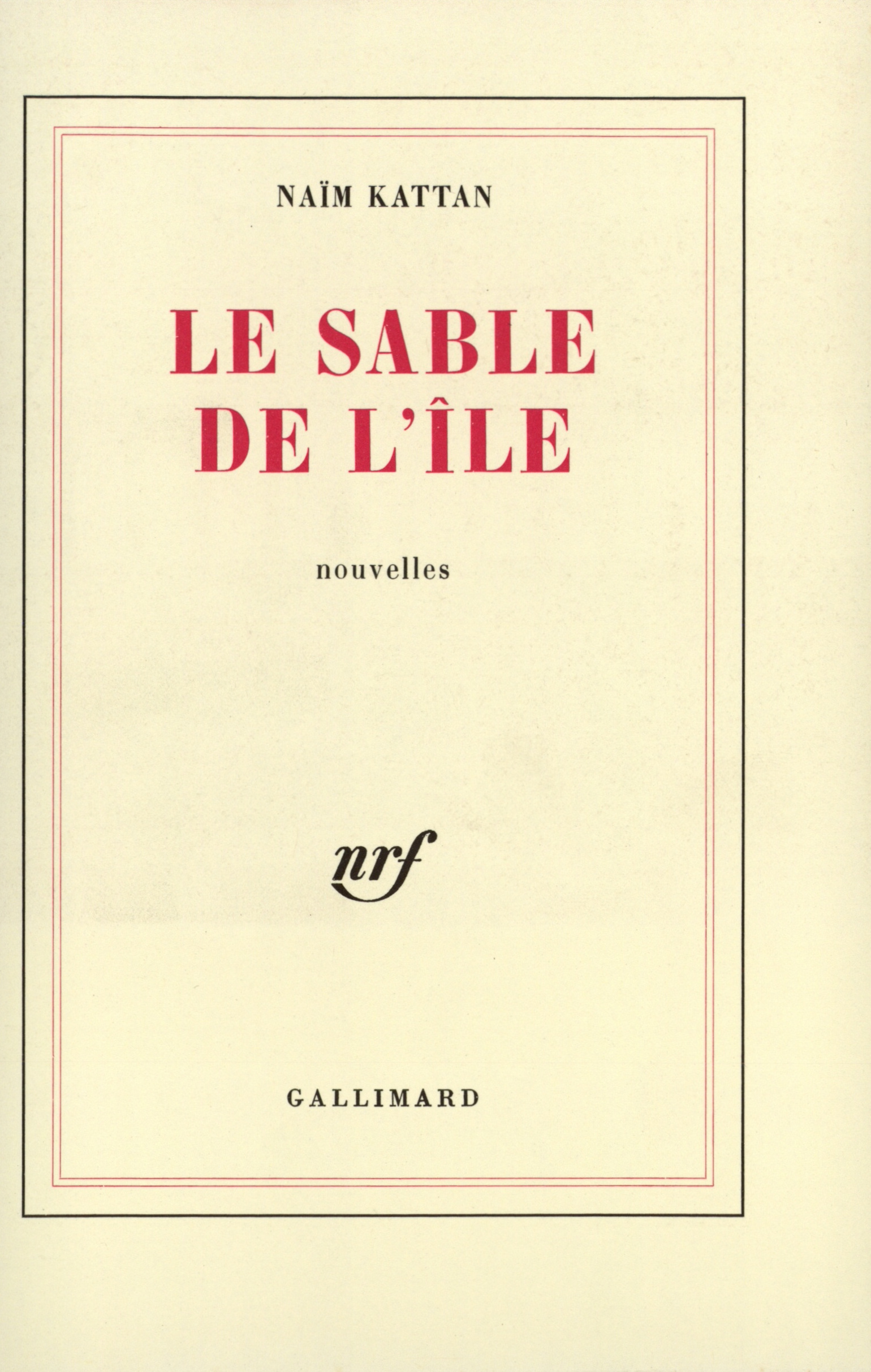 Le sable de l'île (9782070208098-front-cover)