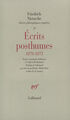 Écrits posthumes, (1870-1873) (9782070293438-front-cover)