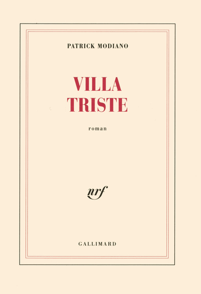 Villa Triste (9782070292042-front-cover)