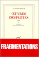 Œuvres complètes (9782070297894-front-cover)