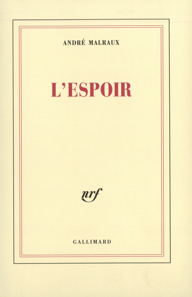 L'Espoir (9782070241330-front-cover)