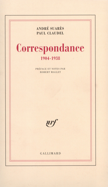Correspondance, (1904-1938) (9782070215331-front-cover)