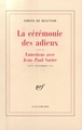 La Cérémonie des adieux / Entretiens avec Jean-Paul Sartre (9782070266883-front-cover)