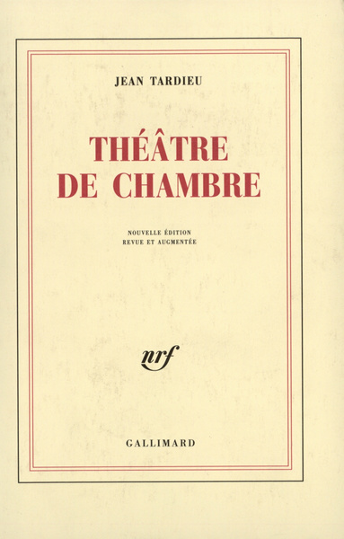 Théâtre de chambre (9782070261987-front-cover)