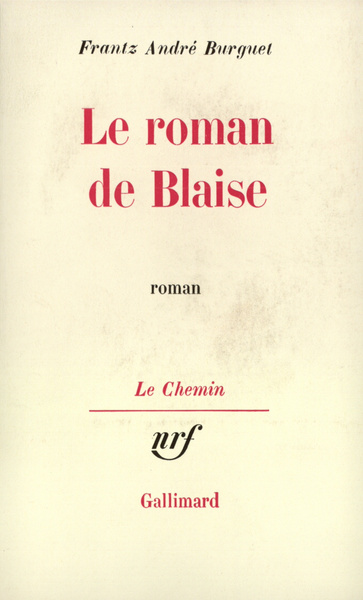 Le roman de Blaise (9782070210800-front-cover)