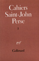 Cahiers Saint-John Perse (9782070286577-front-cover)