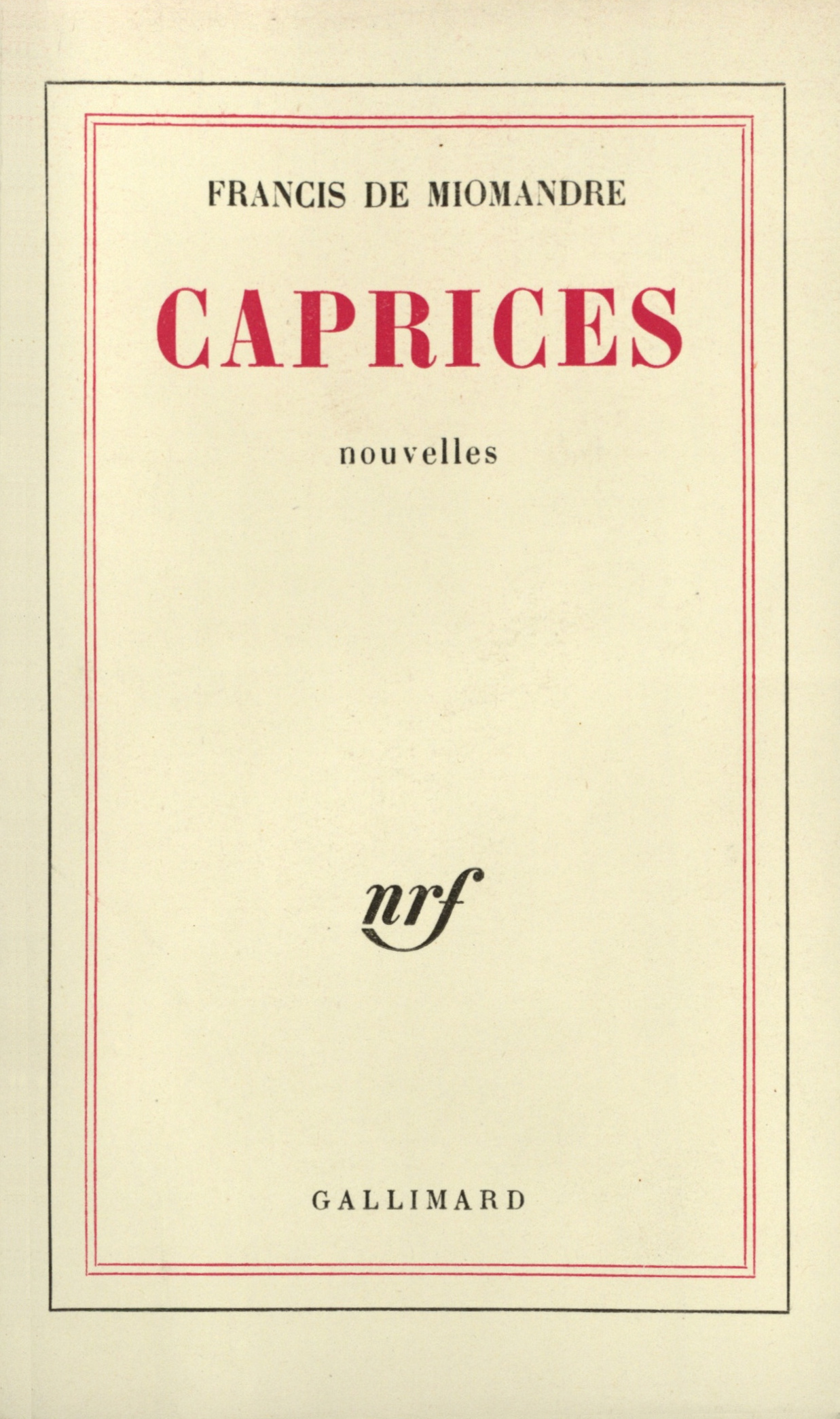 Caprices (9782070244911-front-cover)