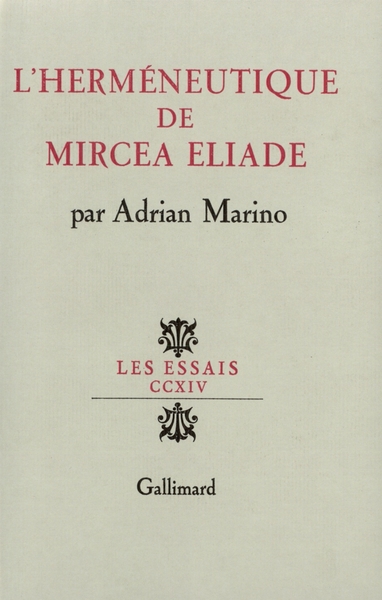 L'herméneutique de Mircea Eliade (9782070236480-front-cover)