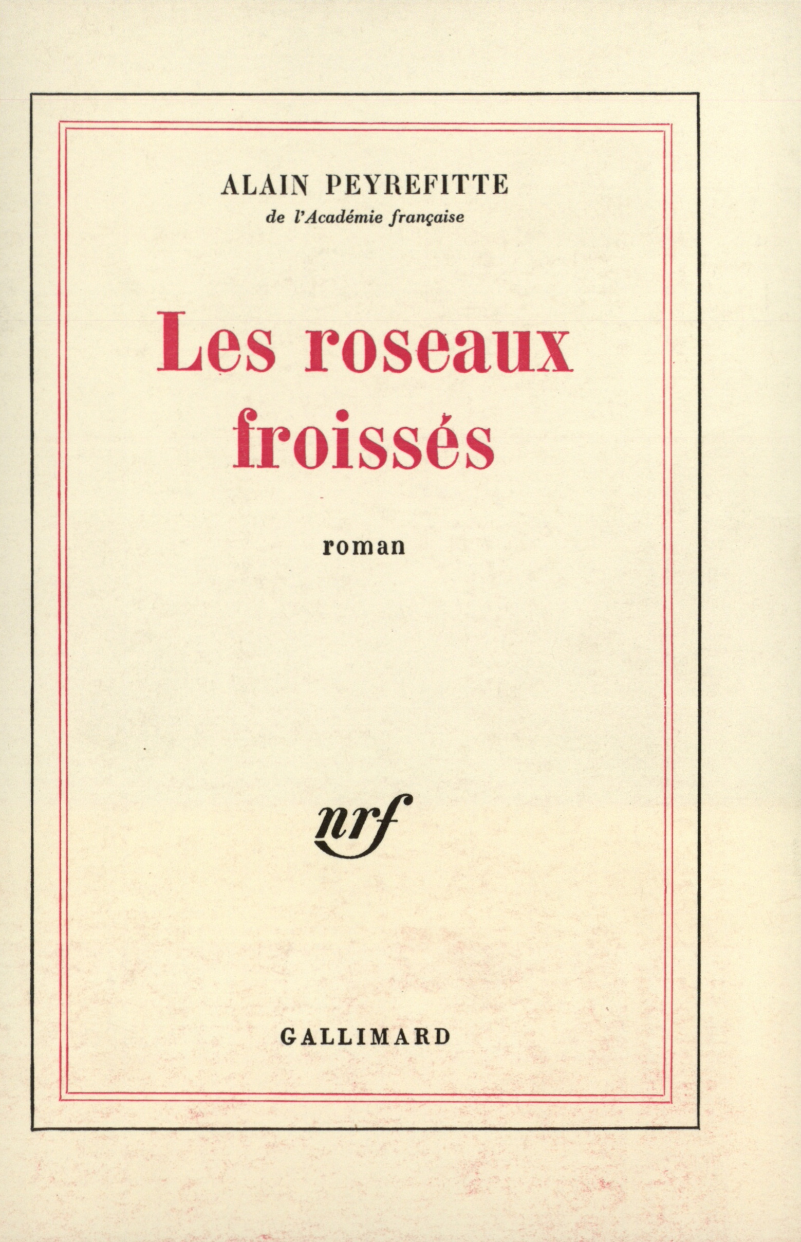 Les Roseaux froissés (9782070298891-front-cover)