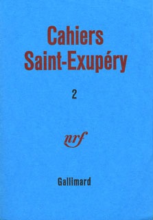Cahiers Saint-Exupéry (9782070258390-front-cover)