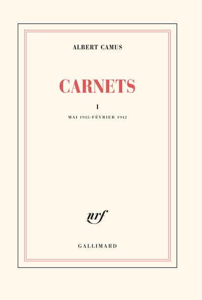 Carnets, Mai 1935 - Février 1942 (9782070212194-front-cover)