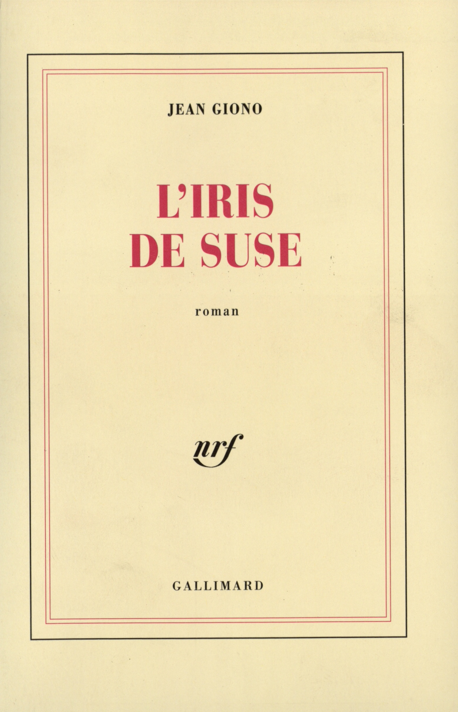 L'Iris de Suse (9782070270361-front-cover)