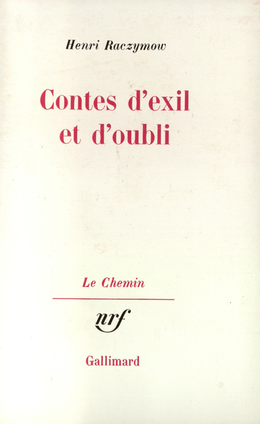 Contes d'exil et d'oubli (9782070286812-front-cover)