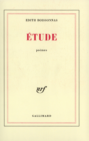 Étude (9782070225170-front-cover)