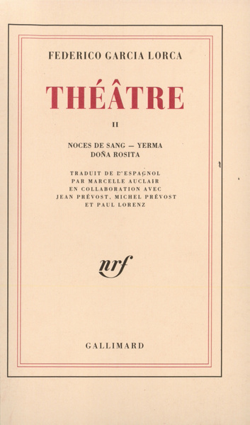 Théâtre (9782070239955-front-cover)