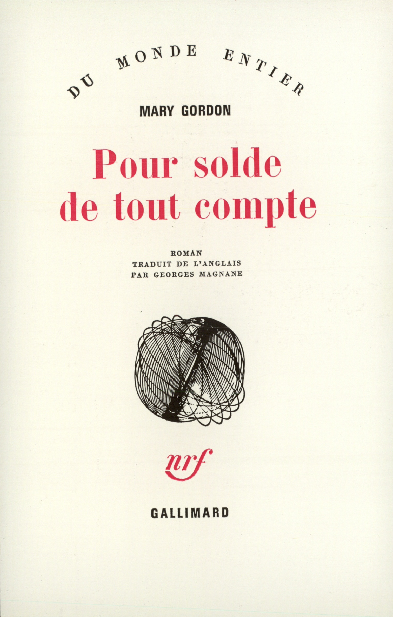 Pour solde de tout compte (9782070287666-front-cover)