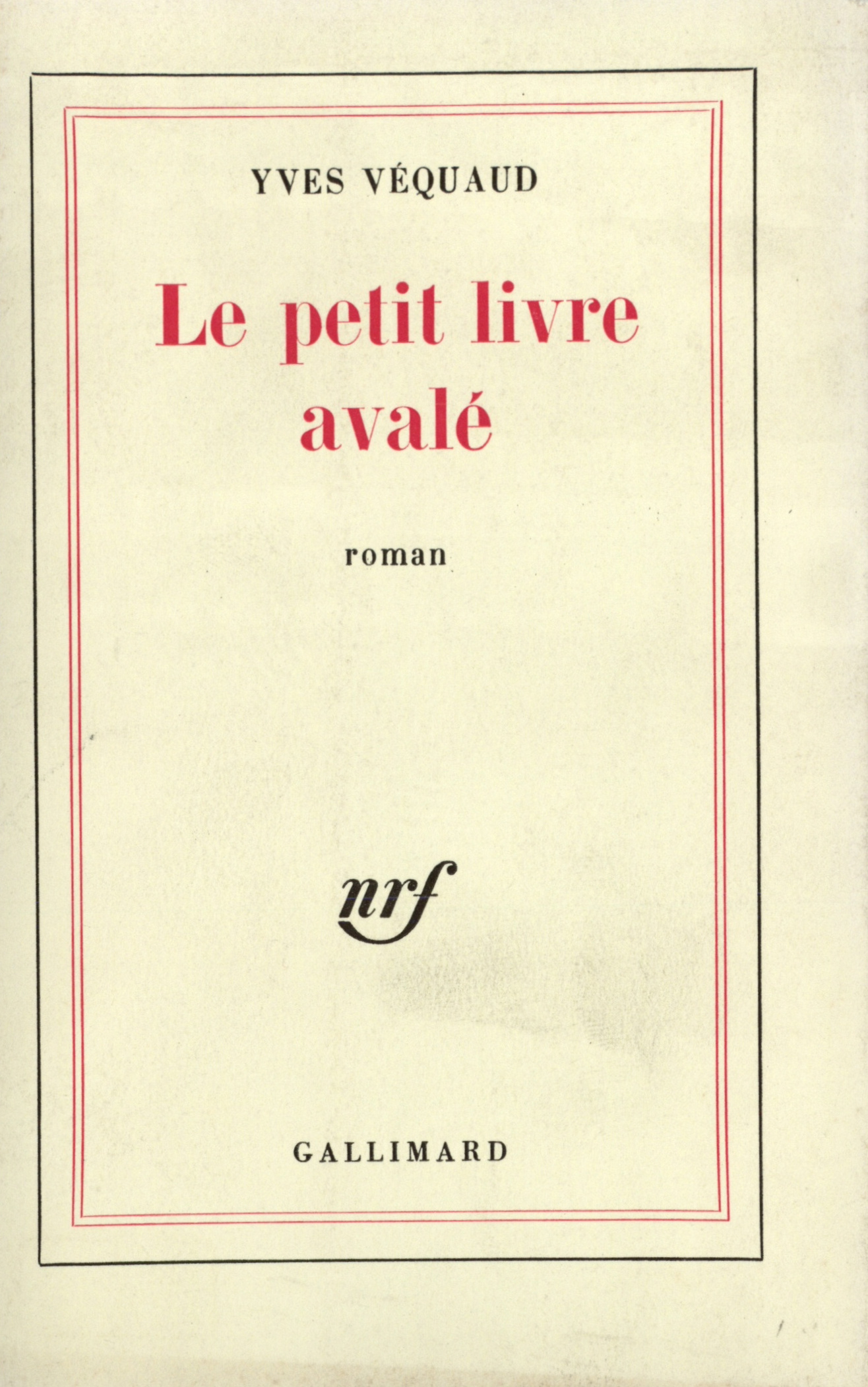 Le petit livre avalé (9782070264964-front-cover)