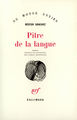 Pitre de la langue (9782070293124-front-cover)